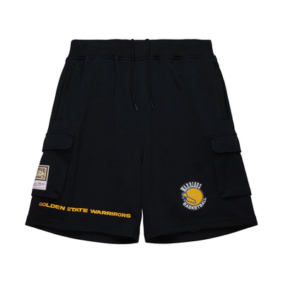 NBA TEAM GLORY CARGO SHORTS WARRIORS Black BT10121-GSWBLCK - Image 1