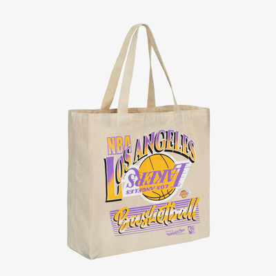 NBA GRAPHIC TOTE BAG LAKERS - Cream - Image 1