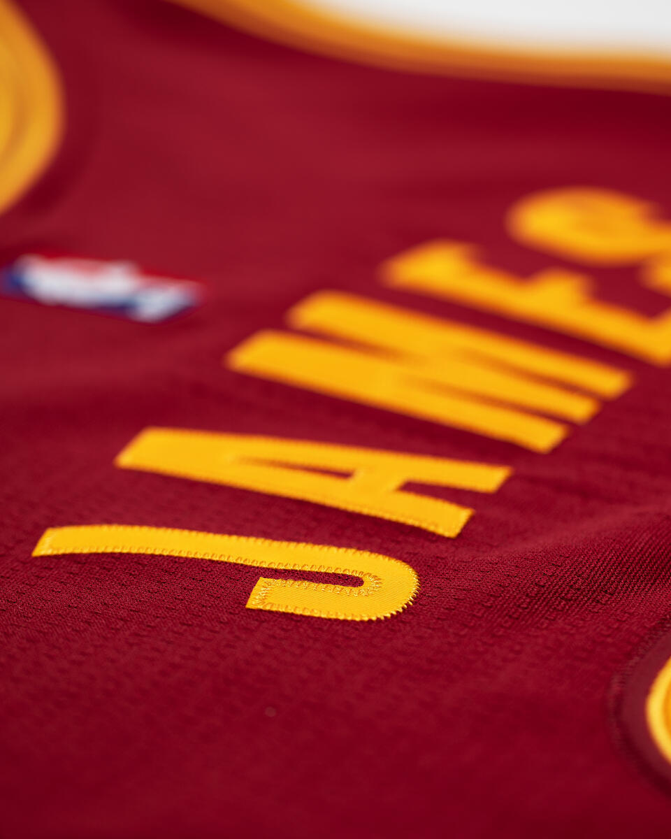 NBA DARK JERSEY CAVALIERS 2015 LEBRON JAMES BURGUNDY JY10834-CCABRGY - Image 3