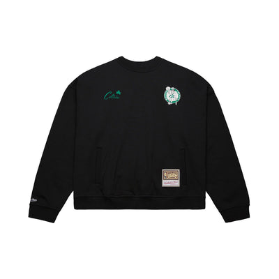 NBA OVERSWEEP CREWNECK SWEATER CELTICS Black FC10089-BCEBLCK - Image 1