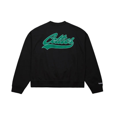 NBA OVERSWEEP CREWNECK SWEATER CELTICS Black FC10089-BCEBLCK - Image 2