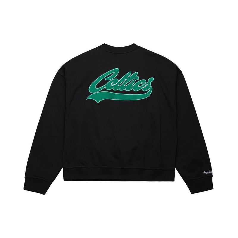 NBA OVERSWEEP CREWNECK SWEATER CELTICS Black FC10089-BCEBLCK - Image 2