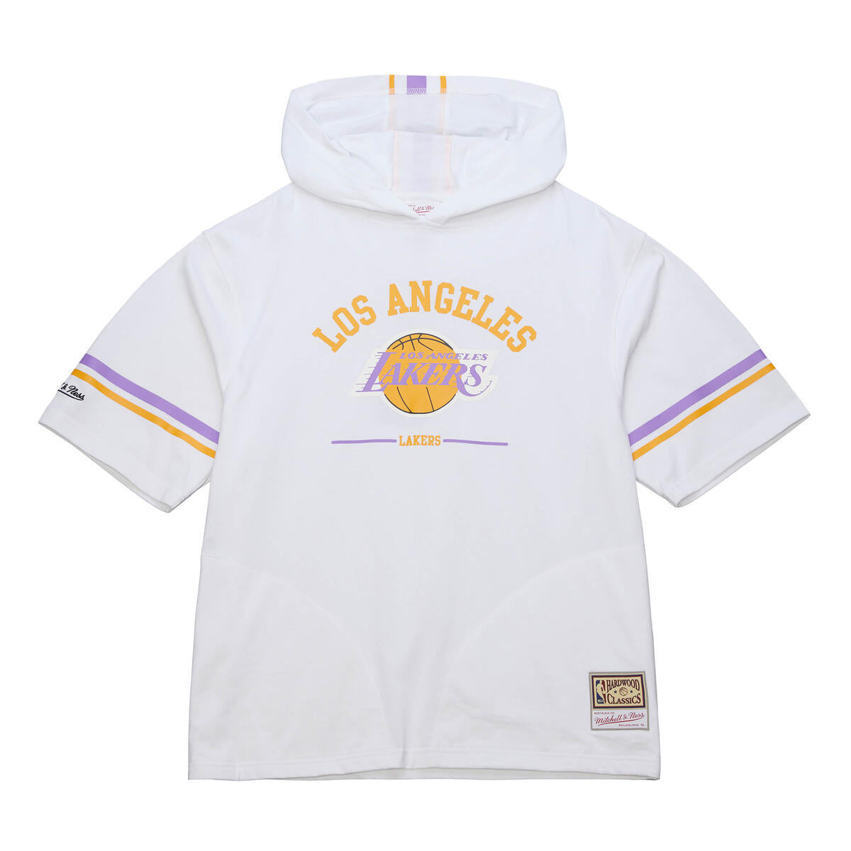 NBA GRAPHIC SS HOOD TEE LAKERS White FC10112-LALWHIT - Image 1