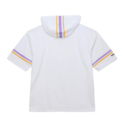 NBA GRAPHIC SS HOOD TEE LAKERS White FC10112-LALWHIT - Image 2