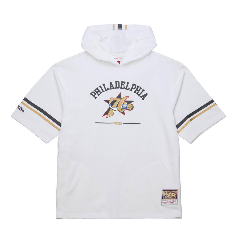 NBA GRAPHIC SS HOOD TEE 76ERS White FC10112-P76WHIT - Image 3