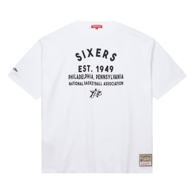 NBA WOMEN'S BOYFRIEND TEE 76ERS - White - Image 1