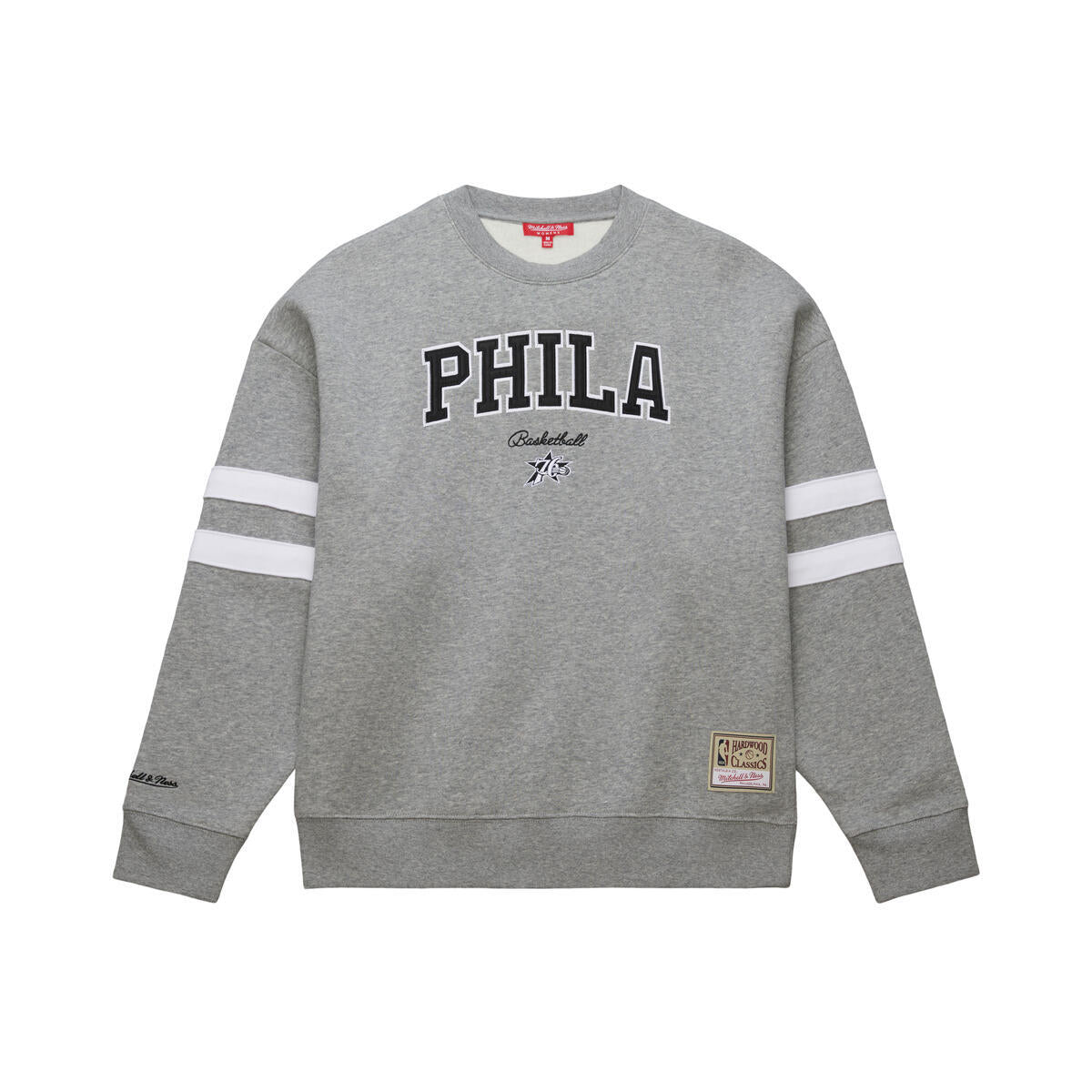 NBA WOMEN'S LOGO LIGHTWEIGHT CREW 76ERS - Image 1