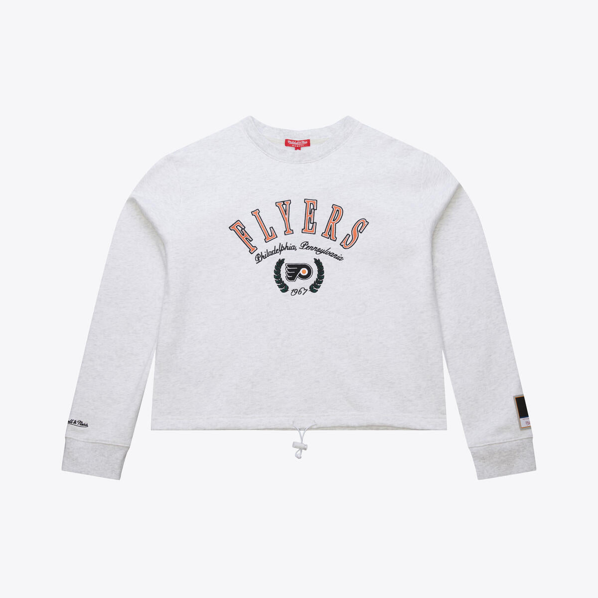 NHL WOMEN'S CROP FLEECE TOGGLE CREW FLYERS - Image 2