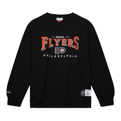 NHL OPPORTUNITY BUY FLEECE CREW CURRENT LOGO FLYERS Black FC10561-PFLBLCK - Image 1