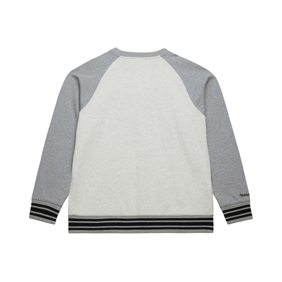 NHL HERITAGE COLLECTION FLEECE CREW CURRENT LOGO FLYERS GREY HEATHER-CREAM FC10820-PFLGHCR - Image 2