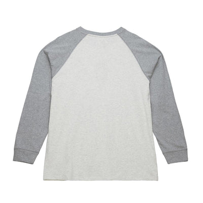 NHL HERITAGE COLLECTION PREMIUM LS TEE CURRENT LOGO FLYERS GREY HEATHER-CREAM FC10821-PFLGHCR - Image 2