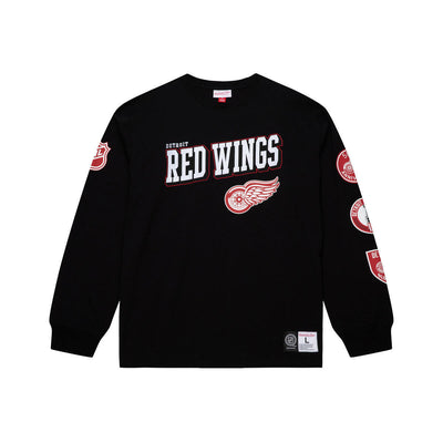 NHL TRAINING CAMP LS TEE CURRENT LOGO RED WINGS - Image 1