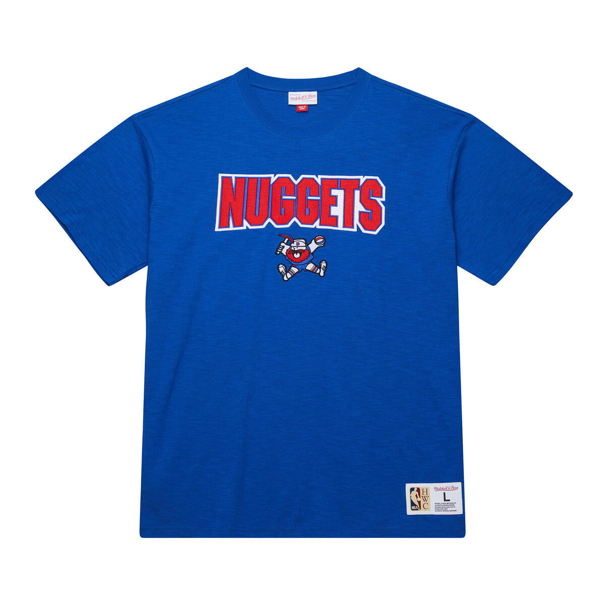 NBA LEGENDARY SLUB SS TEE VINTAGE LOGO NUGGETS Royal FC11145-DNUROYA - Image 1