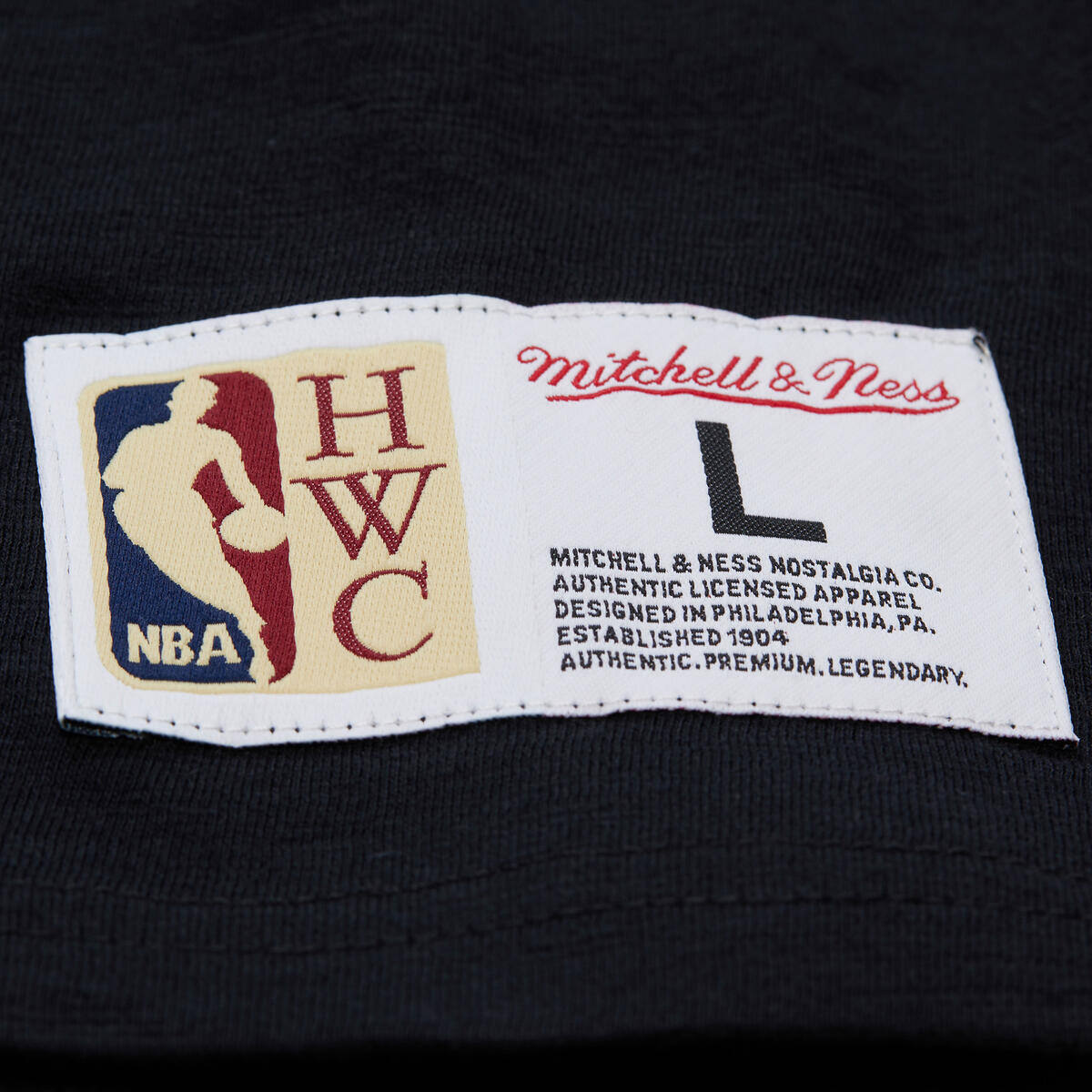 NBA LEGENDARY SLUB SS TEE UTAH JAZZ - Black - Image 5