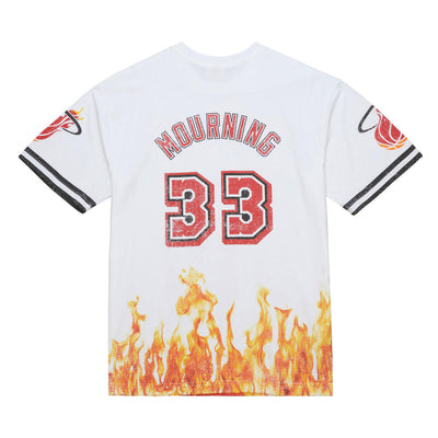 NBA PLAYMAKER PLAYER SS TEE VINTAGE LOGO HEAT ALONZO MOURNING MULTI FC11151-MHEMULT - Image 2