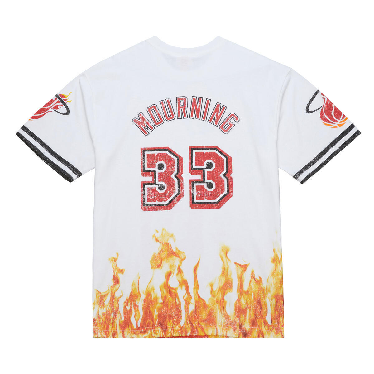 NBA PLAYMAKER PLAYER SS TEE VINTAGE LOGO HEAT ALONZO MOURNING MULTI FC11151-MHEMULT - Image 2