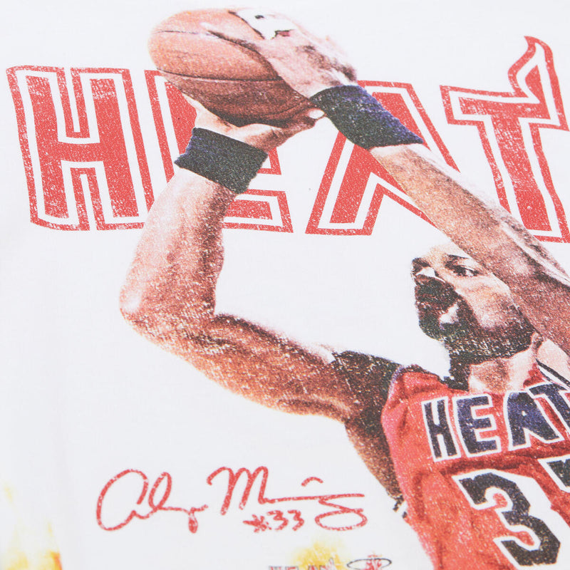 NBA PLAYMAKER PLAYER SS TEE VINTAGE LOGO HEAT ALONZO MOURNING MULTI FC11151-MHEMULT - Image 3