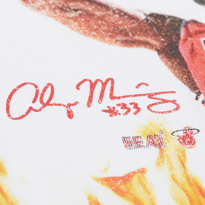 NBA PLAYMAKER PLAYER SS TEE VINTAGE LOGO HEAT ALONZO MOURNING MULTI FC11151-MHEMULT - Image 4