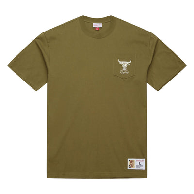 NBA MH PREMIUM SS POCKET TEE CHICAGO BULLS - Image 1