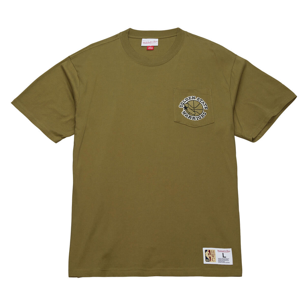 NBA MH PREMIUM SS POCKET TEE GOLDEN STATE WARRIORS - Image 1