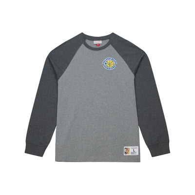 NBA LEGACY COLLECTION PREMIUM LS TEE GOLDEN STATE WARRIORS - Grey Heather - Image 1