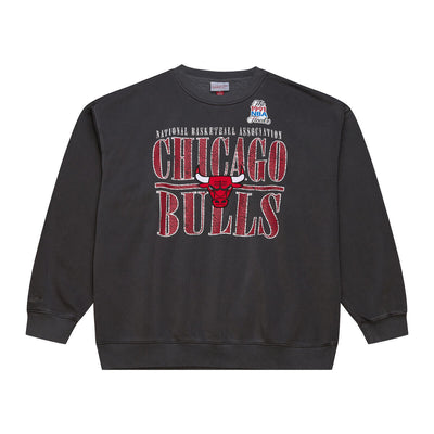 NBA DOWNTOWN COLLECTION FLEECE CREW CHICAGO BULLS - Image 1