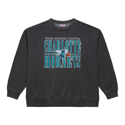 NBA DOWNTOWN COLLECTION FLEECE CREW CHARLOTTE HORNETS - Image 1