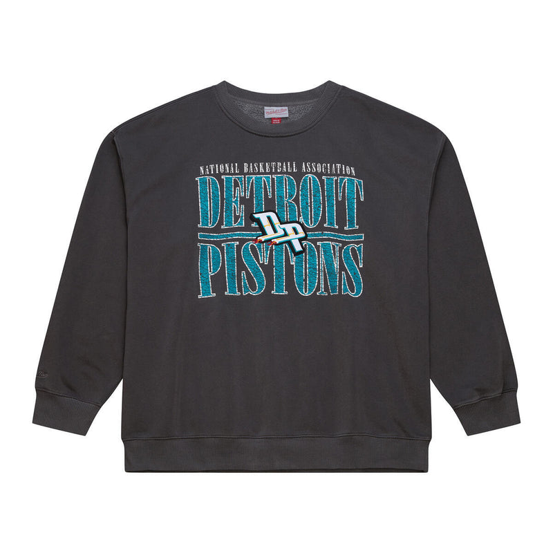 NBA DOWNTOWN COLLECTION FLEECE CREW DETROIT PISTONS - Image 1
