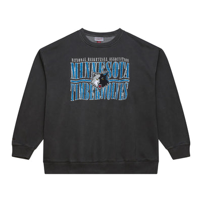 NBA DOWNTOWN COLLECTION FLEECE CREW MINNESOTA TIMBERWOLVES - Image 1