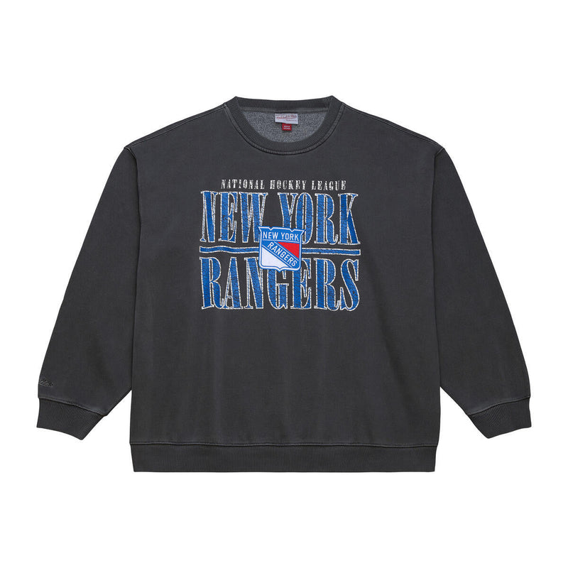 NHL DOWNTOWN COLLECTION FLEECE CREW NEW YORK RANGERS - Image 1
