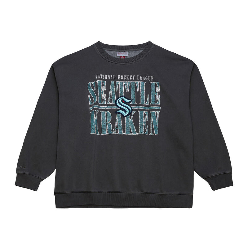 NHL DOWNTOWN COLLECTION FLEECE CREW SEATTLE KRAKEN - Image 1