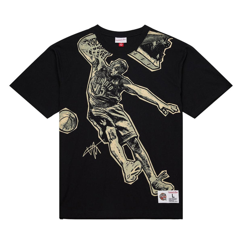NBA 2024 HOF PREMIUM SS TEE MULTI VINCE CARTER Black FC11397-MLTBLCK - Image 1