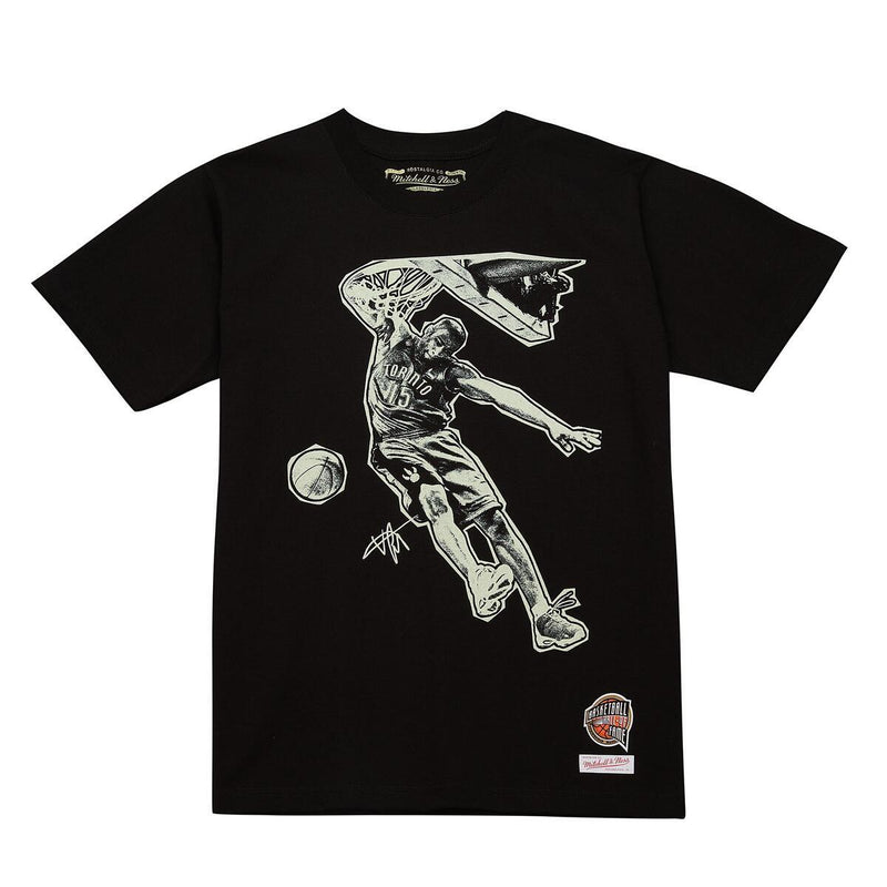 NBA 2024 HOF PREMIUM SS TEE MULTI VINCE CARTER Black FC11397-MLTBLCK - Image 2