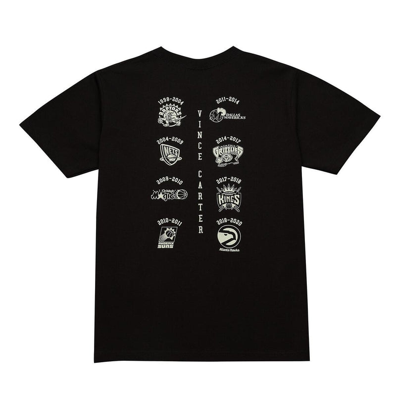 NBA 2024 HOF PREMIUM SS TEE MULTI VINCE CARTER Black FC11397-MLTBLCK - Image 4