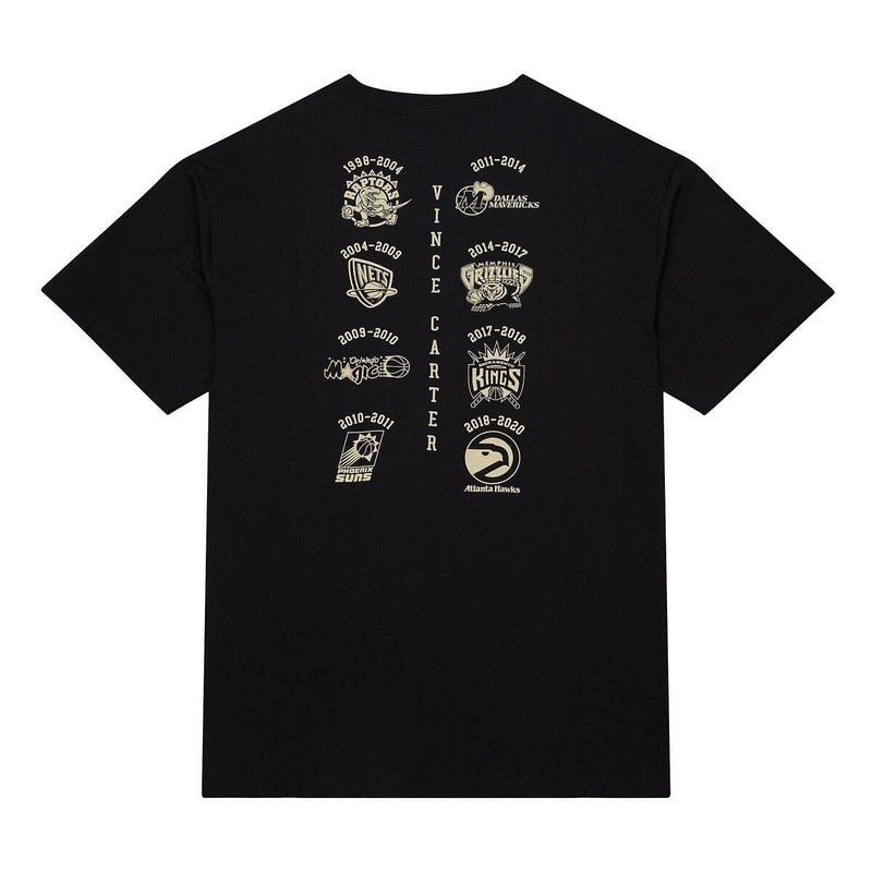 NBA 2024 HOF PREMIUM SS TEE MULTI VINCE CARTER Black FC11397-MLTBLCK - Image 3