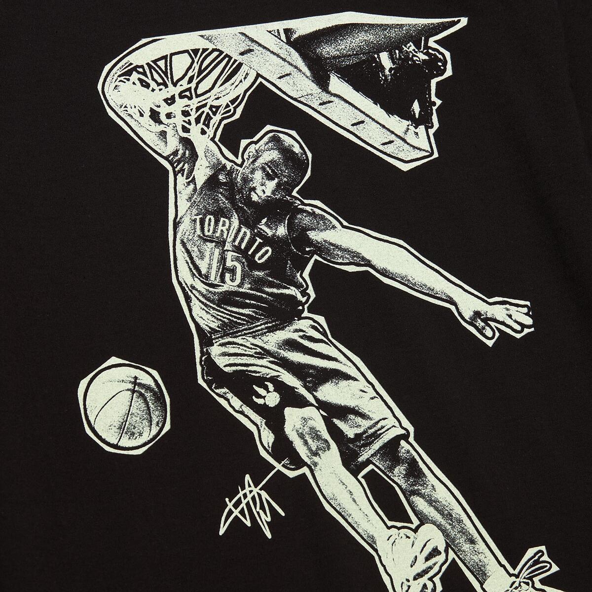 NBA 2024 HOF PREMIUM SS TEE MULTI VINCE CARTER Black FC11397-MLTBLCK - Image 6