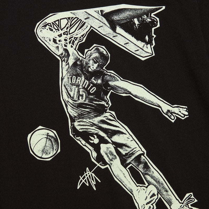 NBA 2024 HOF PREMIUM SS TEE MULTI VINCE CARTER Black FC11397-MLTBLCK - Image 6