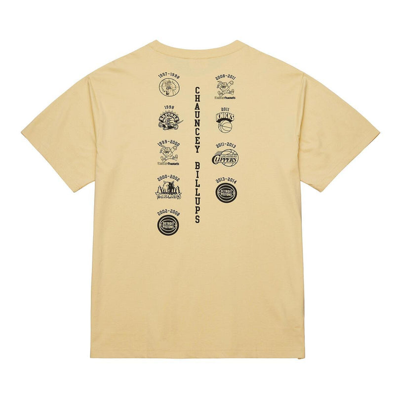 NBA 2024 HOF PREMIUM SS TEE MULTI  CHAUNCEY BILLUPS CREAM-BLACK FC11397-MLTCRBK - Image 3