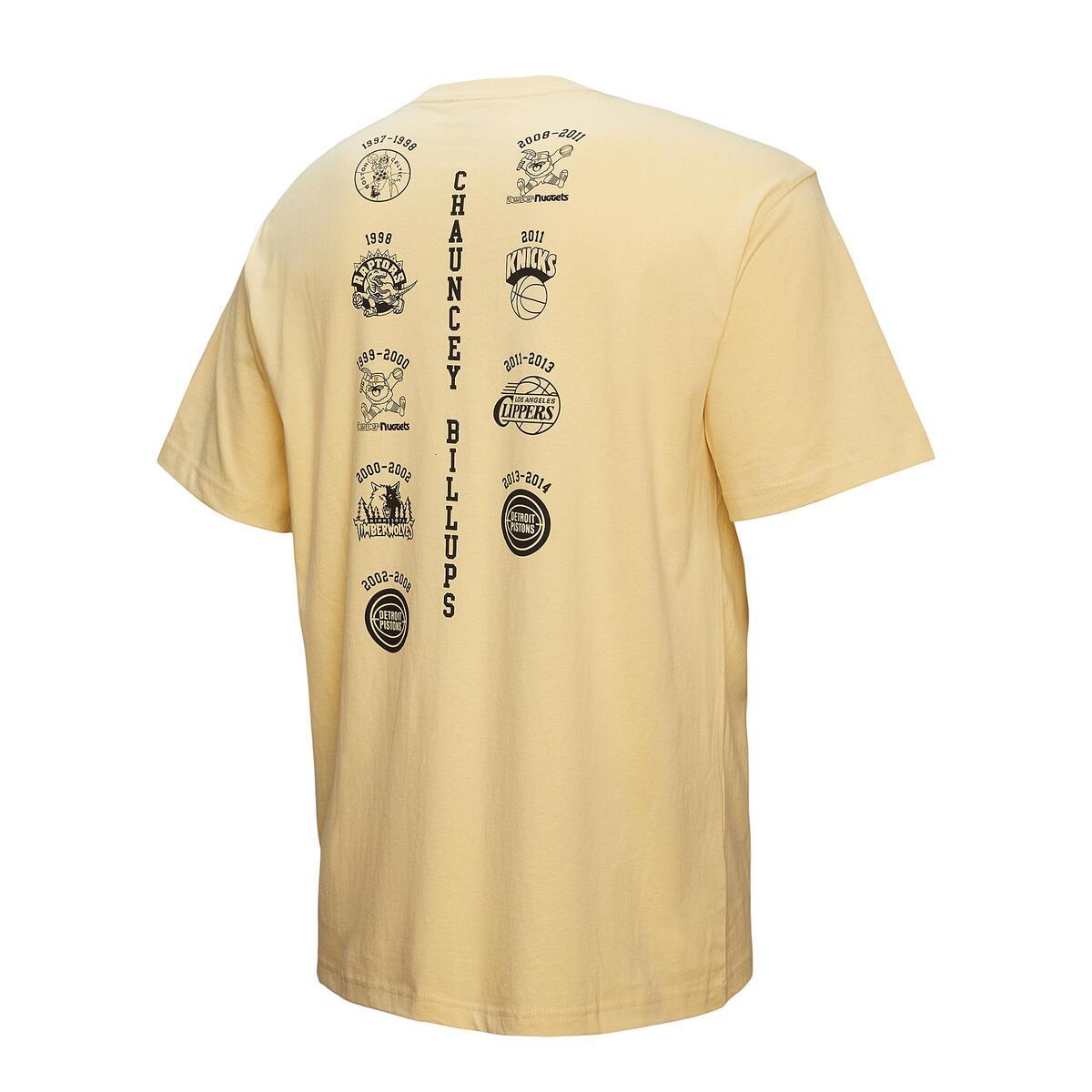 NBA 2024 HOF PREMIUM SS TEE MULTI  CHAUNCEY BILLUPS CREAM-BLACK FC11397-MLTCRBK - Image 10