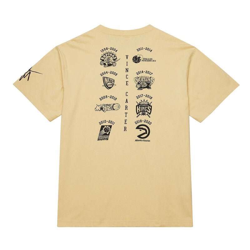 NBA 2024 HOF PREMIUM SS TEE MULTI VINCE CARTER Cream FC11397-MLTCREA - Image 3