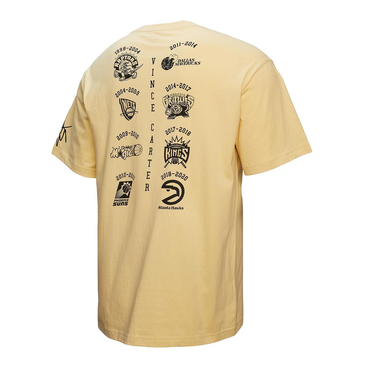 NBA 2024 HOF PREMIUM SS TEE MULTI VINCE CARTER Cream FC11397-MLTCREA - Image 9