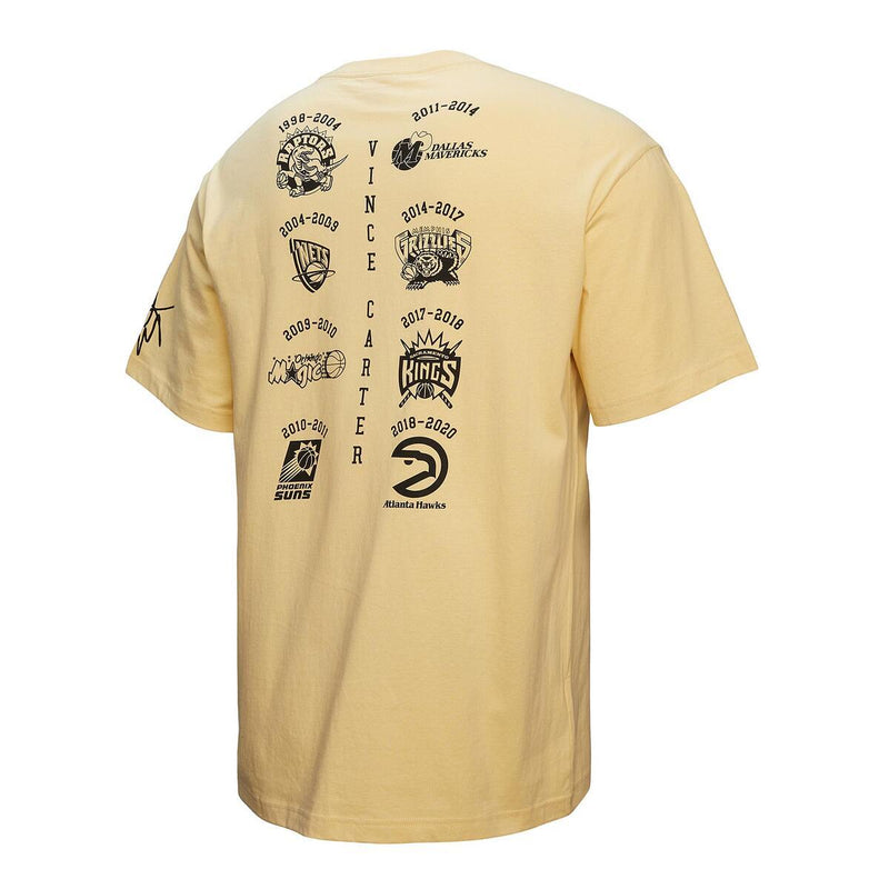 NBA 2024 HOF PREMIUM SS TEE MULTI VINCE CARTER Cream FC11397-MLTCREA - Image 9