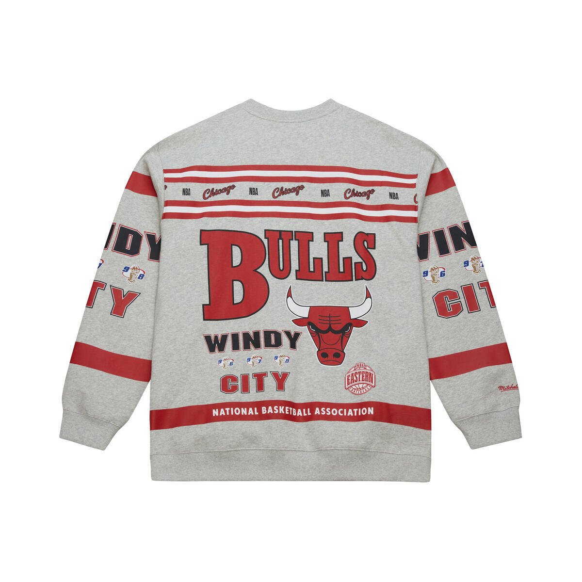 NBA AOP FLEECE CREW CHICAGO BULLS - Image 2