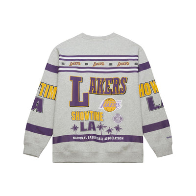 NBA AOP FLEECE CREW LOS ANGELES LAKERS - Image 2