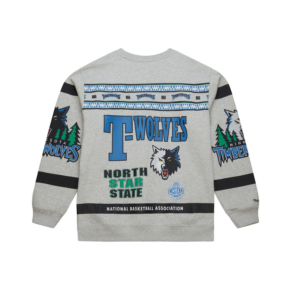 NBA AOP FLEECE CREW MINNESOTA TIMBERWOLVES - Image 2