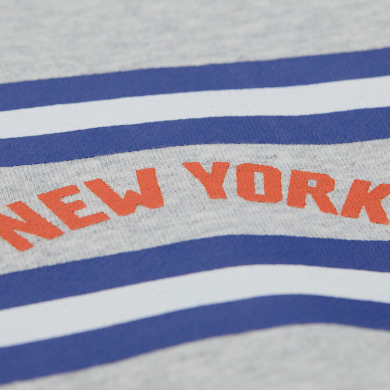 NBA AOP FLEECE CREW NEW YORK KNICKS - Grey Heather - Image 5