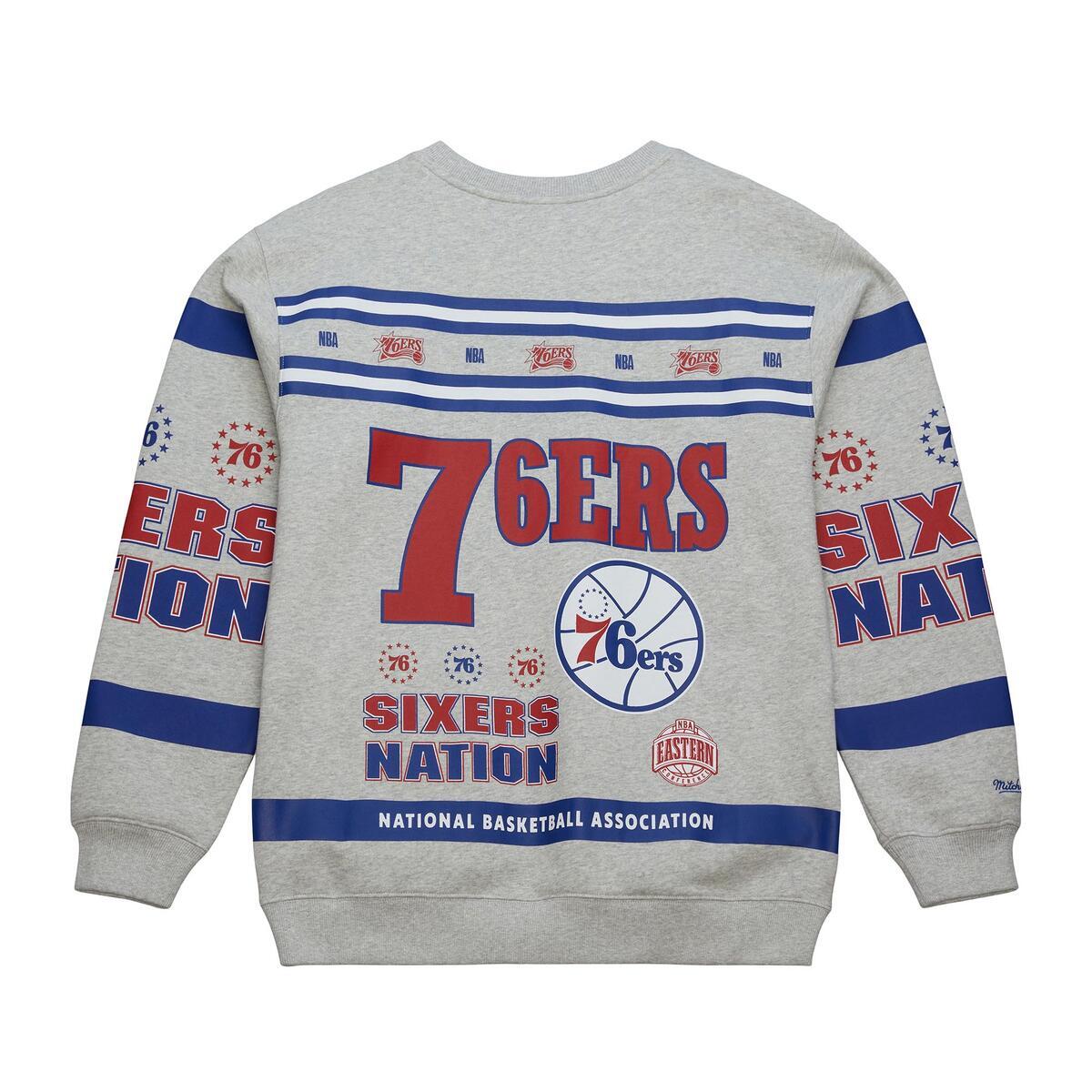 NBA AOP FLEECE CREW PHILADELPHIA 76ERS - Image 2