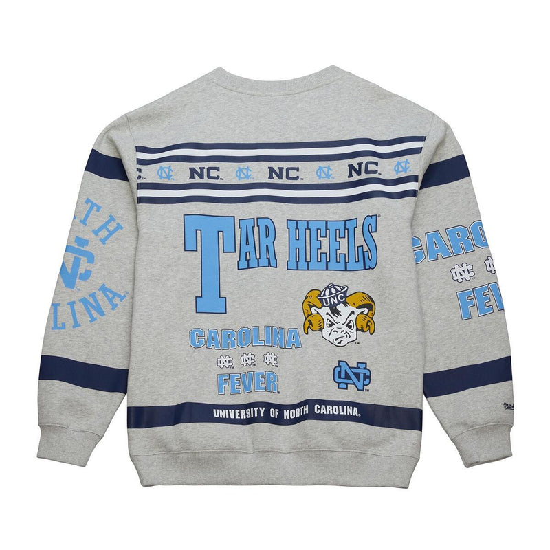 NCAA AOP FLEECE CREW NORTH CAROLINA TAR HEELS - Image 2
