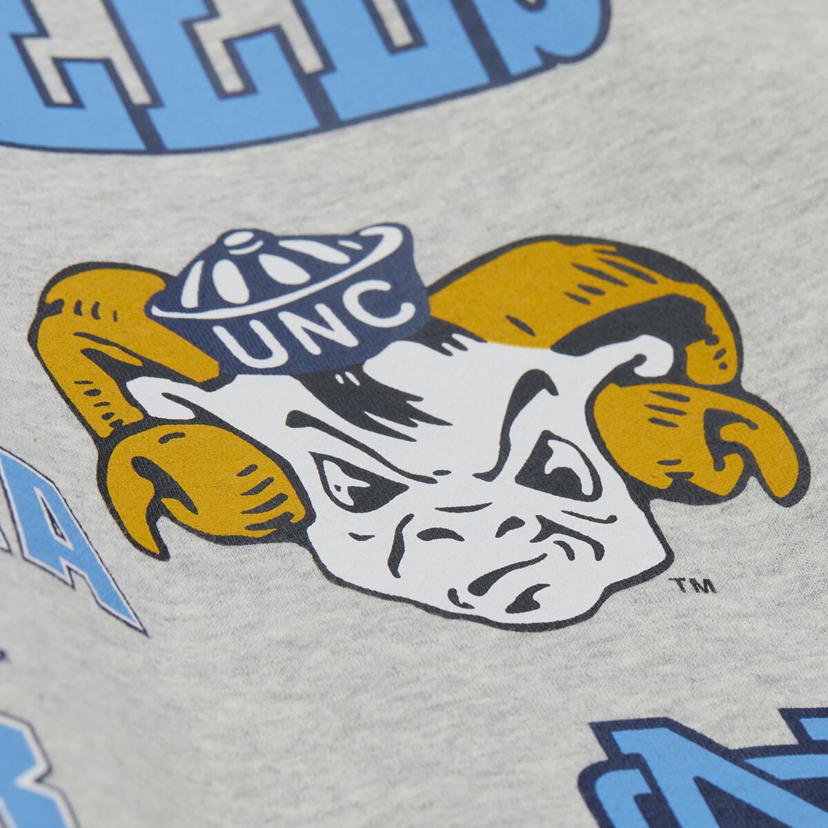 NCAA AOP FLEECE CREW NORTH CAROLINA TAR HEELS - Image 3
