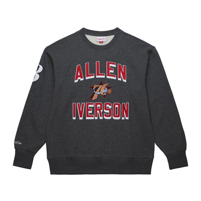NBA LEGENDS COLLECTION PLAYER FLEECE PHILADELPHIA 76ERS ALLEN IVERSON - Black - Image 1